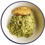 Spaghetti Cream Pesto