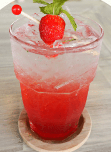 Strawberry Peach Soda